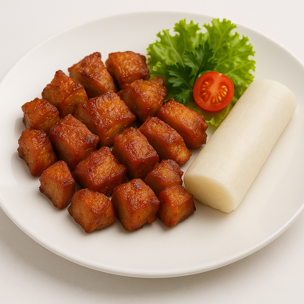 CROUPION DE DINDE + PORTION DE CHIKWANGA